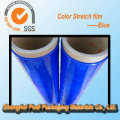 LLDPE Soft Colored Hand Manual Blue Pallet Stretch Wrap  Film